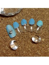 セレクトネイル ココ 秦野店(SELECT NAIL COCO)/夏ネイル ブルー