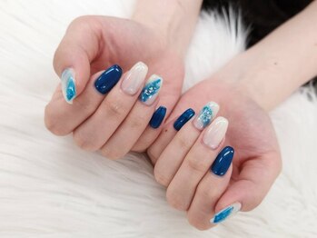 はあとねいる 西鉄久留米店の写真/《ネイル初心者の方も大歓迎♪定額ネイル¥4400》 豊富な300種類以上のアートから選べる♪カラー変更OK◎