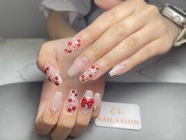 さくらぼネイル/キラキラ/３d