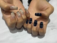 オーシャンネイル 新宿店(Ocean nail)/チェックネイル