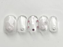 ジェミーネイル イケブクロ(Jemiy nail ikebukuro)/ピンクドット¥6000