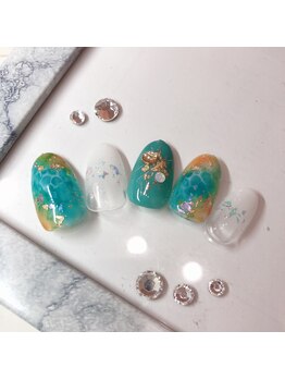 エルモ グラン(Elmo Glan)/海ネイル8980円