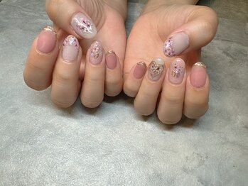 エンジェリック カラーズ(Angelic colors)/押し花ネイル☆