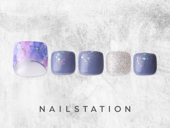 ネイルステーション たまプラーザテラス店(NAIL STATION)/フラワーネイル／パラジェル