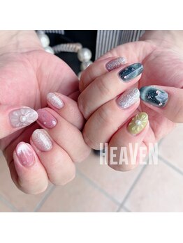 ヘヴン 鹿児島市本店(HeaVeN 2)/フラワーネイル