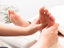 リノアロハ(Linoaloha)/足裏マッサージの様子