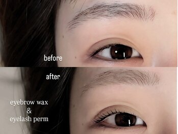 プラス ファースト(Plus 1st)/眉毛ワックス×まつ毛パーマ