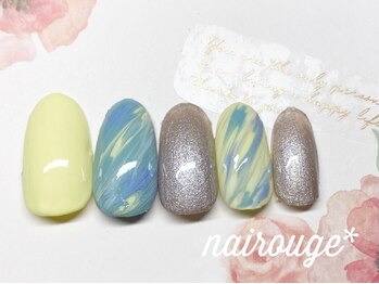 ネイル―ジュ 札幌大通店(nairouge*)の写真/【お客様の爪ケア重視◎】自爪育成をしながらネイルを楽しむサロン！通う度に洗練された指先に♪