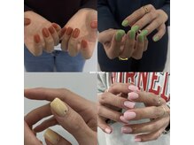 ペイル(#peil)の雰囲気（お洒落なカラーネイルもお任せください！）