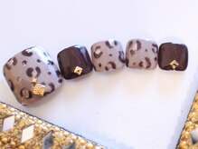 ネイルサロン あかねいろ/秋冬アート　フット