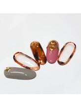 エトワール 大垣店(Etoile)/囲みべっ甲ネイル☆