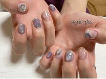 サニエプラス(Sagnier+)/シルバーとブルーと天然石