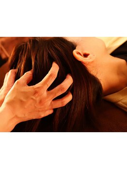 ヘッドスパで癒されたい