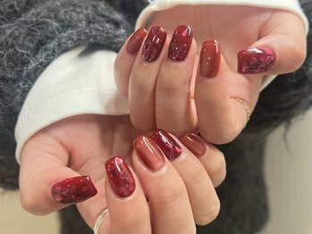 ジュイール ネイル 千葉店(Jouir nail)/降り積もったようなハートたち
