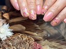 キラキラと押し花で春感UP！☆