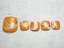 【初回オフ無料】オレンジネイル