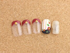 新春　和柄ネイル