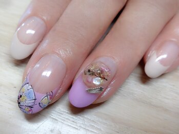 アミュリー ネイル アトリエ(Amury nail atelier)/ミネラルフラワーパーツ♪