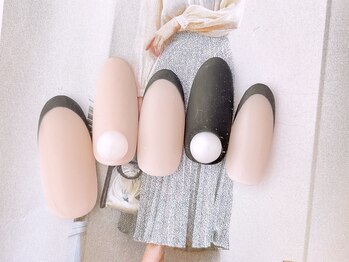 ネイルサロンフォーユー(for u)/スキニーフレンチ￥5980