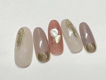 アイラッシュトウキョウドットライズ エキニア横浜店(TOKYO.RISE)/ミラーニュアンスネイル