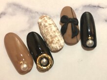 アーザ 吉祥寺(ASa)/でかリボンツィードネイル☆