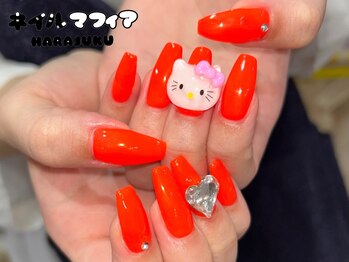 ネイルマフィア 原宿(NAIL MAFIA)/ネオンカラー/夏/デカパーツ