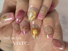 ヴィーヴル(vivre.)/手書き/フレンチ/海外デザイン