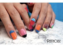 ペントハウス(Penthouse)/マルチカラーネイル