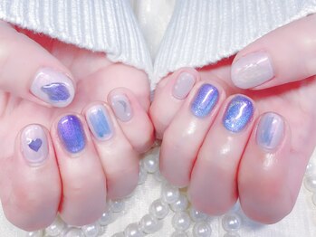 キラキラネイル 川口 南鳩ヶ谷店/ニュアンスマグネット