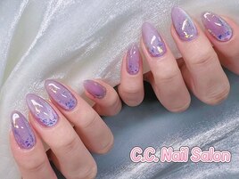 マグネット+オーパルネイル