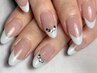 【6月限定】【HAND】フレンチネイル＋ラインストーン10粒