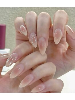 ユミネイル(Yumi Nail)の写真/《池袋5分/ワンカラー専門店》YumiNailは忙しい方向け♪上質ワンカラー45分¥3980/マグネット45分¥4980