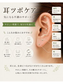 鍼灸院キクバリ(KIKUBARI)/耳ツボで整える体のバランス