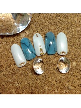 セレクトネイル ココ 秦野店(SELECT NAIL COCO)/夏ネイル 大理石