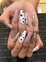 エスフィーネイルサロン ブリーユ(Esfy nailsalon Brille)/ダルメシアンネイル