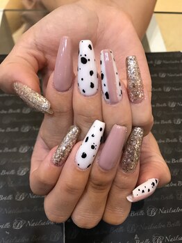 エスフィーネイルサロン ブリーユ(Esfy nailsalon Brille)/ダルメシアンネイル