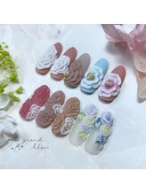 ルグランブルー(le grand bleu)/3Dフラワー 