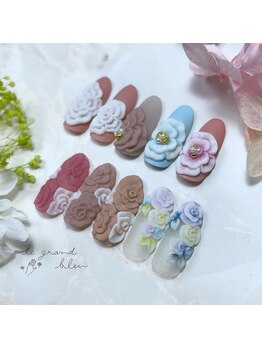 ルグランブルー(le grand bleu)/3Dフラワー 