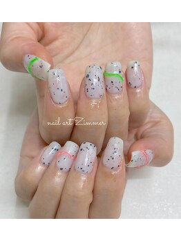 ネイルアート ジマー/60minartコース¥6990