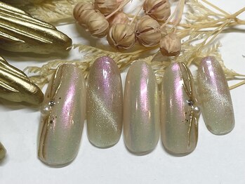 アイラッシュトウキョウドットライズ エキニア横浜店(TOKYO.RISE)/マグネット×オーロラネイル