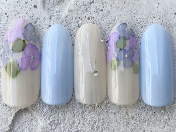 ニュアンスインク紫陽花 ¥12000