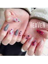 ヘヴン 鹿児島市本店(HeaVeN 2)/ホロフラワーネイル