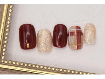 5600円　アンティーク　チェック