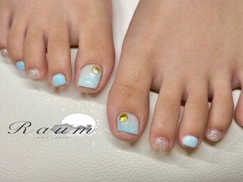 ラウム(Raum)/フットネイル親指アート¥8800