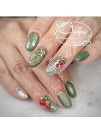 クリスマスネイル