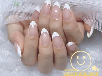 スマイリー(smiley)の写真/≪シンプルでも可愛い♪≫日常にワクワクするネイルをご提供！ワンカラー¥4000～/フレンチ¥5500～