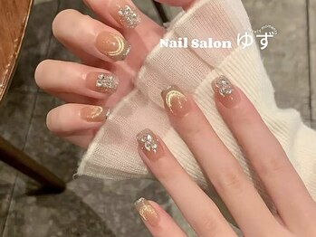 ゆず/マグネットネイル/秋ネイル