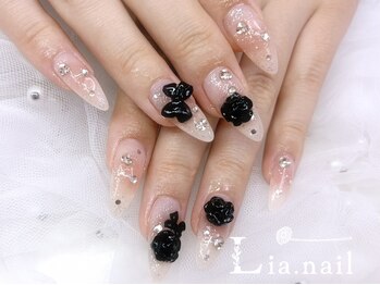リアネイル(Lia.nail)の写真/ 自爪が短い方も流行のロングネイルが叶う♪