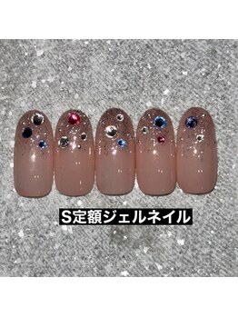 エルス(ELS)/ラメグラデ×ストーン