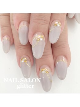 ネイルサロン グリッター(NAIL SALON glitter)/スカルプネイル